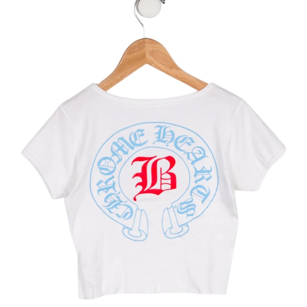 COPY - Chrome hearts Bella hadid shirt baby tee t shirt crop top